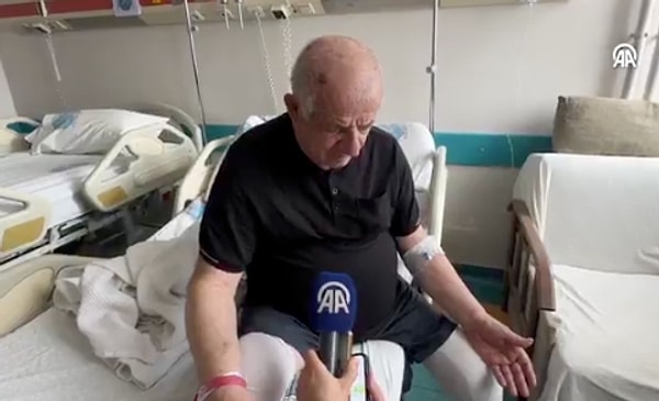 Rahmi Karademir ise kızının tercümanlığıyla duygularını şöyle dile getirdi: