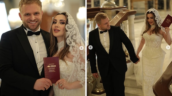 Dilara Arıkanlı ve Melih Koçarslan dünyaevine girdiklerini paylaştıkları bu gönderilerle takipçilerine ilan ettiler. Görseli