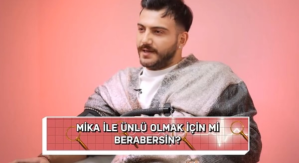 Mika ve Batu Can, Orkun Işıtmak'ın programına konuk oldu. Batu Can, yalan makinesinin sorularıyla yüzleşti.