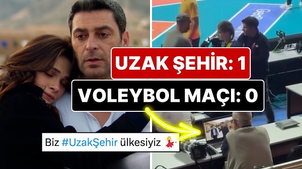 Voleybol Maçında Uzak Şehir İzleyen Fotoğrafçı Viral Oldu!