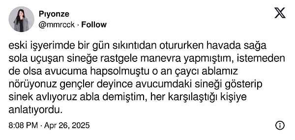 Çok iyi bir denk geliş.