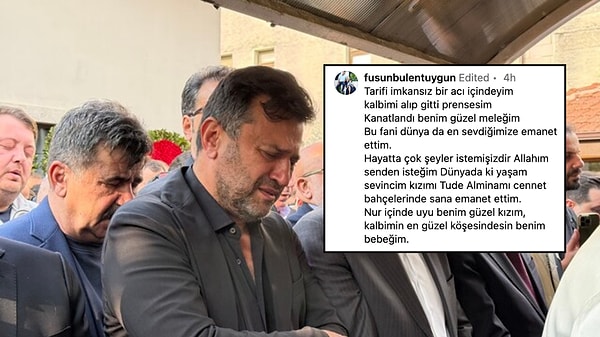 Acılı baba şu sözlerle herkesi duygulandırdı: