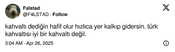 'Türk kahvaltısı' iyi bir kahvaltı değil mi?