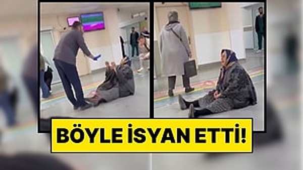 İstanbul’da devlet hastanesine giderek muayene olmak isteyen bir yaşlı kadına bir ay sonra için randevu verilince gerilim yaşandı.