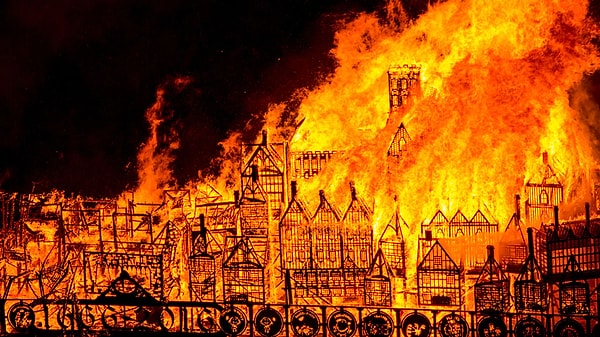 6. Yangın çıktı, fareler yok oldu. Büyük Londra Yangını, başka bir olaya sebebiyet verdi.