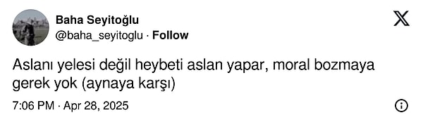 (Aynaya karşı)