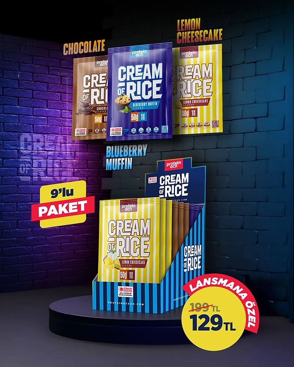Prinç Kreması: Cream Of Rice Karma Kutu