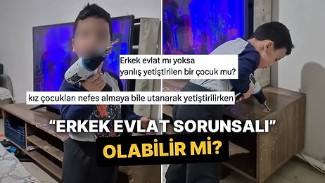 Sosyal Medyada "Erkek Evlat Sorunsalı" Diye Paylaşılan Videoya Tepkiler Dinmiyor