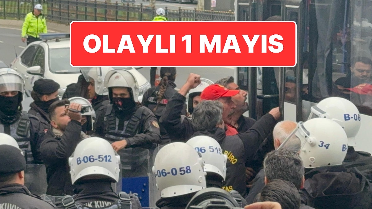 İşçiler Gözaltına Alındı: Taksim’e Yürümek İsteyen İşçilere Polis Müdahalesi