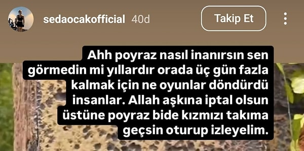 Ve Seda Ocak'ın paylaşımları...