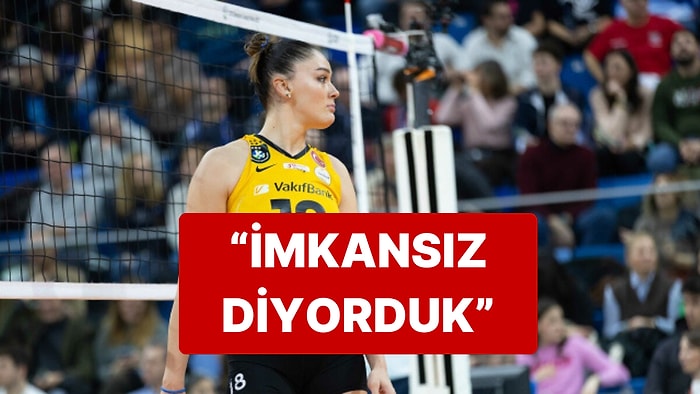 Vakıfbank'ta Zehra Güneş'ten Fenerbahçe Maçı İtirafı Geldi