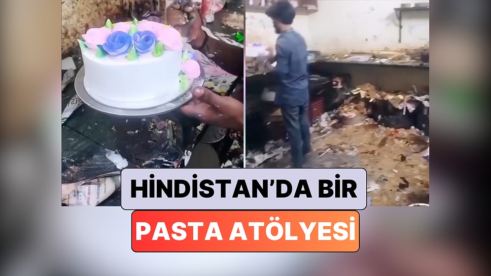 Hindistan'da Bir Pastacıda Çekilmiş Görüntüleri İzleyince Bir Daha Doğum Günü Kutlamak İstemeyeceksiniz