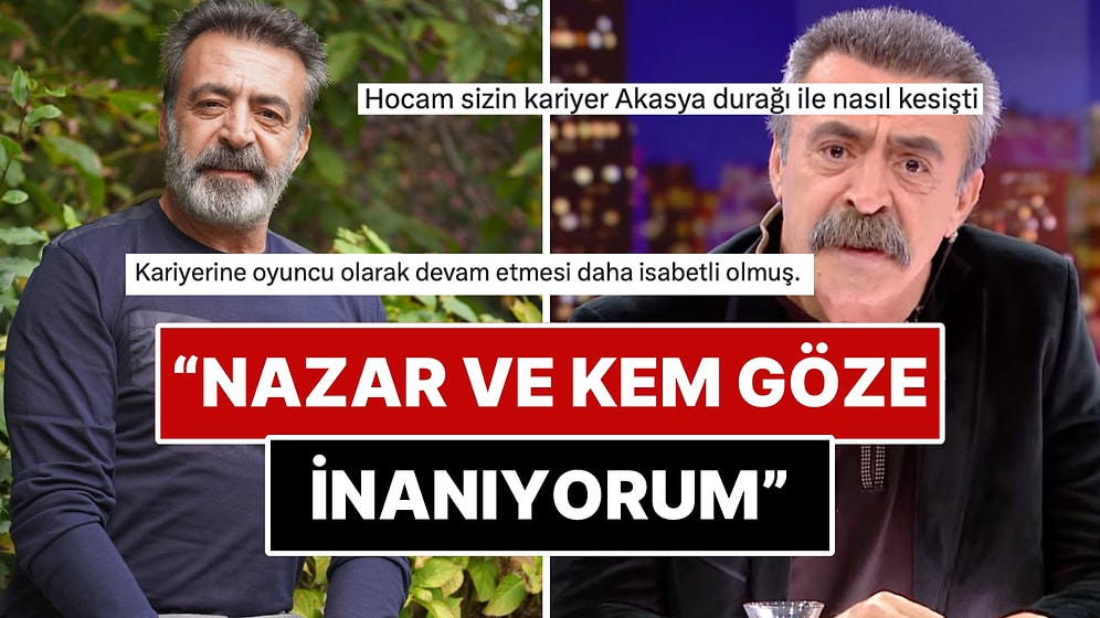 ODTÜ Fizik Mezunu Oyuncu Levent Ülgen'in Kurşun Döktürme Açıklaması X Kullanıcılarından Nasibini Aldı!