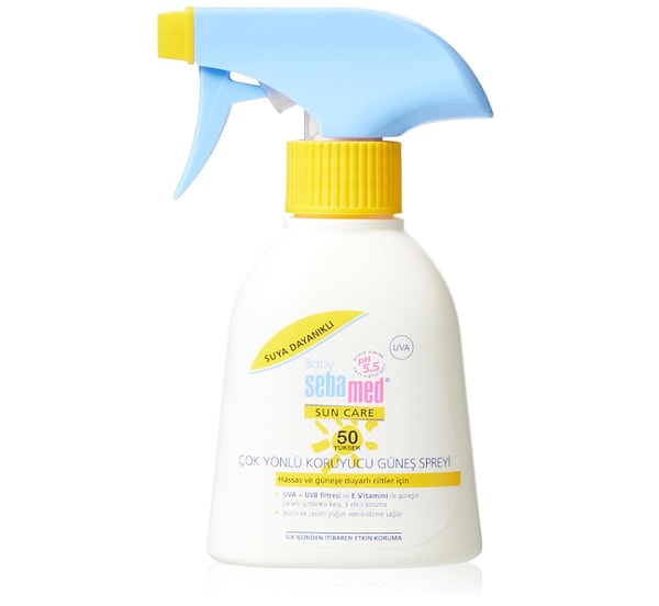 3. Sebamed Sun Bebe Güneş Sprey SPF50 200ml