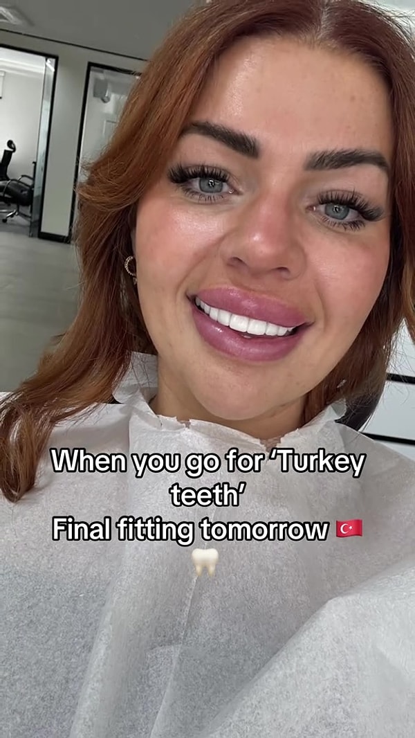 Rebecca yalnızca diş estetiğiyle sınırlı kalmadı.