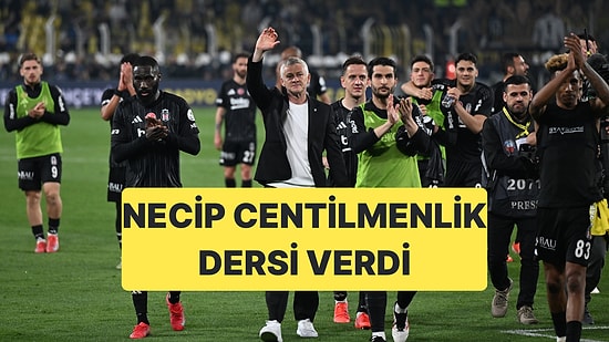 Beşiktaş Kaptanı Necip Uysal, Fenerbahçe Galibiyeti Sonrası Üçlü Çektirtmedi