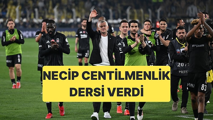 Beşiktaş Kaptanı Necip Uysal, Fenerbahçe Galibiyeti Sonrası Üçlü Çektirtmedi