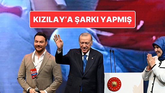 Sinan Akçıl’dan Kızılay’a Özel Şarkı: Cumhurbaşkanı Erdoğan’ın Elini Öperek Söyledi