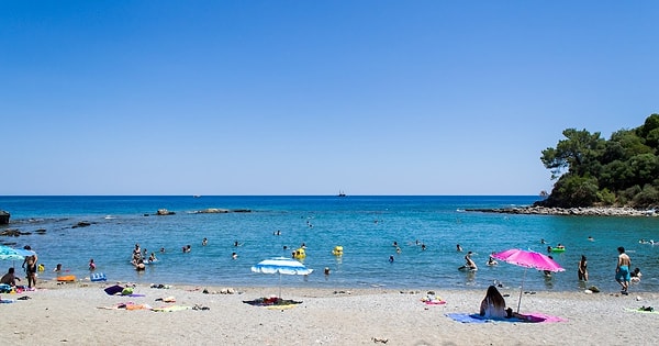 9. Phaselis Beaches (Kemer): A Pine-Scented Swimming Break in Ancient Harbours