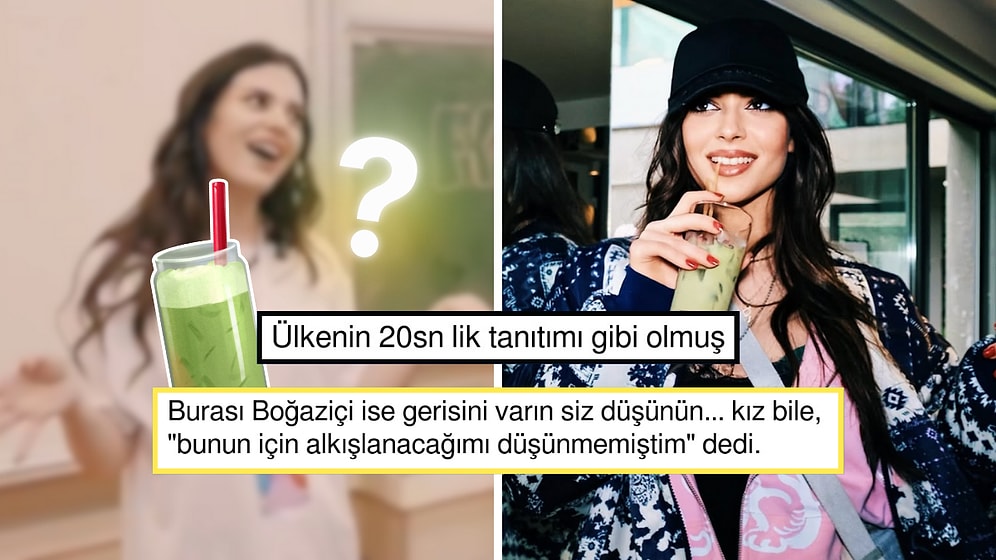 Boğaziçi Üniversitesi'nde Söyleşiye Katılan Derin Talu'nun "Matchaa" Repliği Tekrarı 'Vay Halimize' Dedirtti!