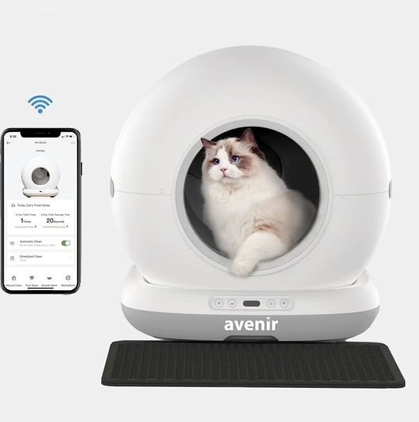 9. Hepsiburada’da indirimde olan Avenir AV-CB02W Akıllı Otomatik Kedi Tuvaleti'ni gördünüz mü?