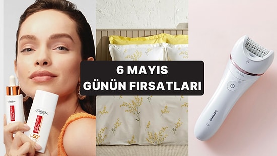 Bugün İndirimde Neler Var? L'Oreal Ürünlerinden Philips Islak Kuru Epilatöre 6 Mayıs 2025 Günün Fırsatları