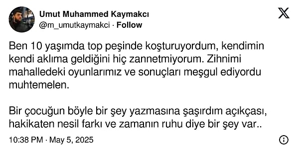 Nesil farkına dikkat çekenler oldu.