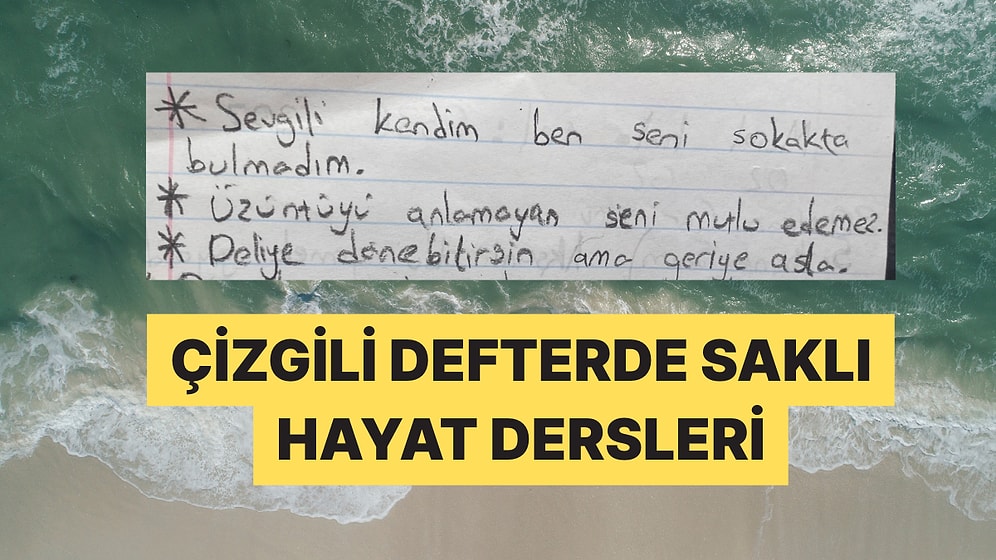10 Yaşındaki Filozof Yeğenin Tuttuğu Notlar Viral Oldu