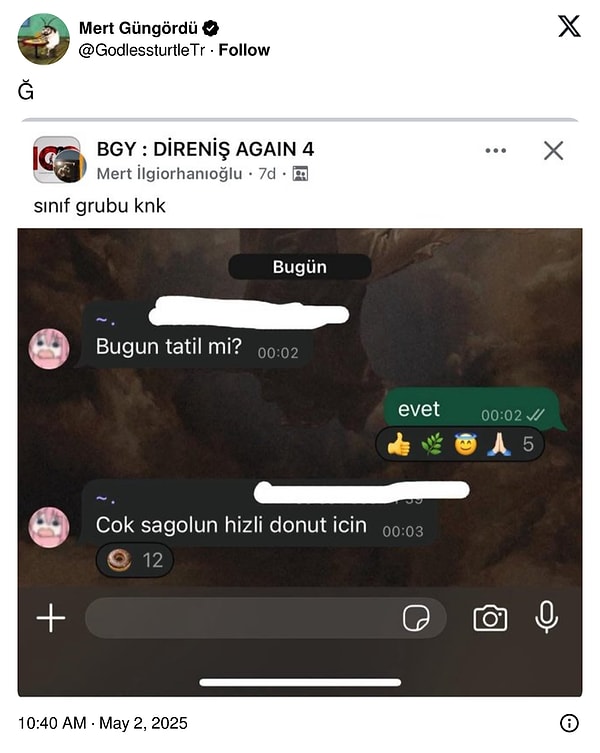 Önemli demiştik...