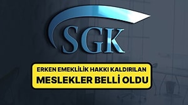 Erken emeklilik için Fiili Hizmet Süresi Zammı'na tabi çalışanlara yönelik düzenleme yapıldı.
