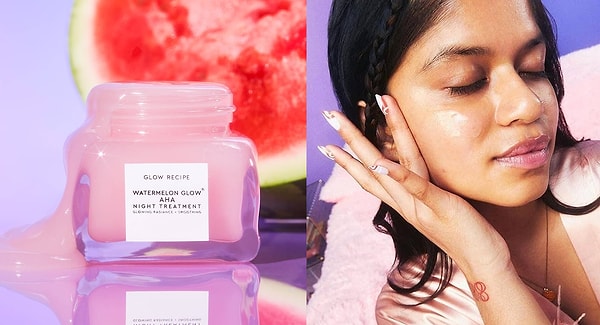 GLOW RECIPE Watermelon Glow - Aydınlatıcı Gece Maskesi