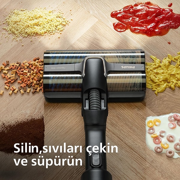 Philips 9000 Serisi AquaTrio Kablosuz Dikey Süpürge