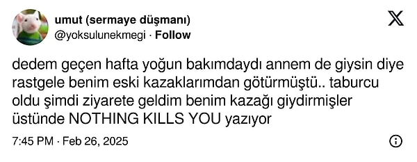 Motivasyon içindir.