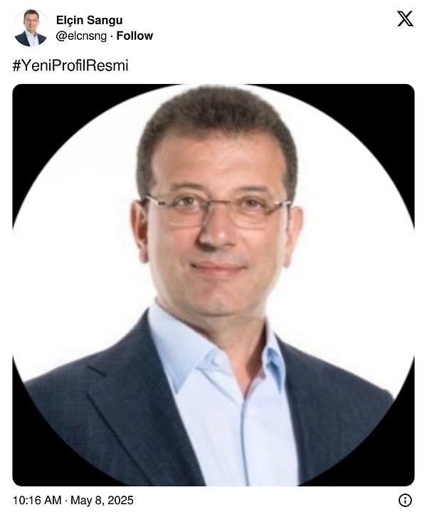 Bu karar kamuoyunda geniş yankı uyandırırken, binlerce sosyal medya kullanıcısı İmamoğlu’na destek vermek amacıyla profil fotoğraflarını değiştirdi.