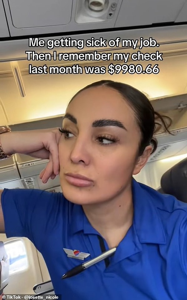 "İşimden sıkıldım ama bu ayki kazancım 9980,66 dolar (yaklaşık 385 bin TL)."