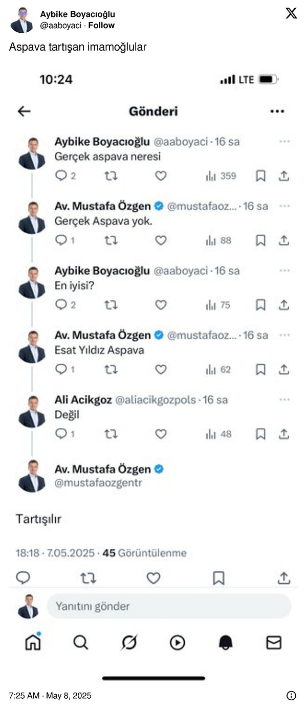 Ve bunu paylaşan İmamoğlu...