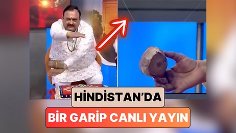 Ne İpi Canım? Hindistan'da Doğaüstü Güçleri Olduğunu İddia Eden Adamın Katıldığı Bir Garip Canlı Yayın