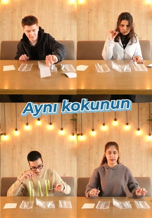 Erkekler orijinal kokuları doğru seçerken, kadınlar sahte kokuları seçmişti. Görseli