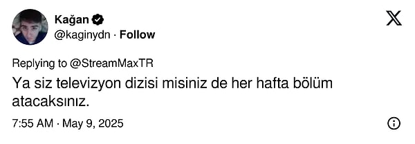 Yeni bölümler her hafta Cuma günleri Max Türkiye üzerinden izleyiciyle buluşacak.