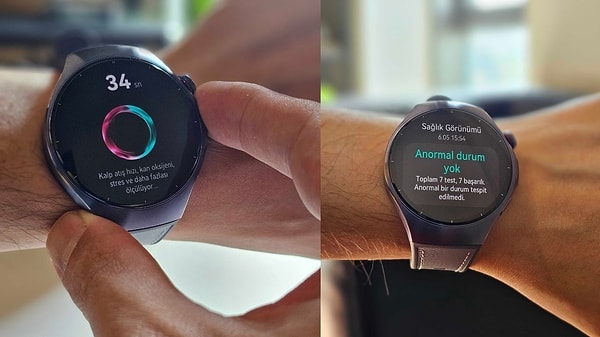 1 dakikada sağlık taraması, uyku ve stres takibi ve daha fazlasıyla Huawei Watch 5, sağlık takibi noktasında üst seviyede performans sağlıyor.