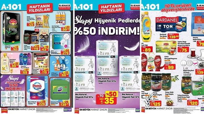10 - 17 Mayıs 2025 A101 Haftanın Yıldızları Kataloğu
