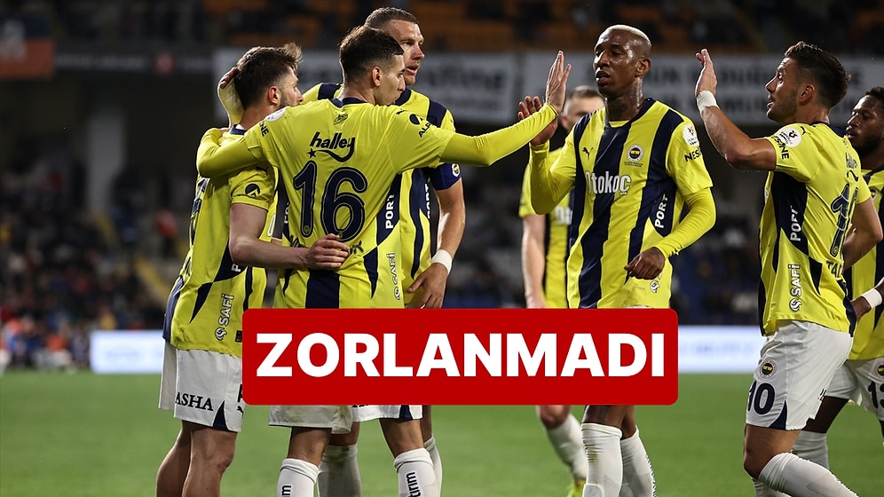 Fenerbahçe, Morali Bozuk Çıktığı Maçta Başakşehir'i 4-1 Yendi