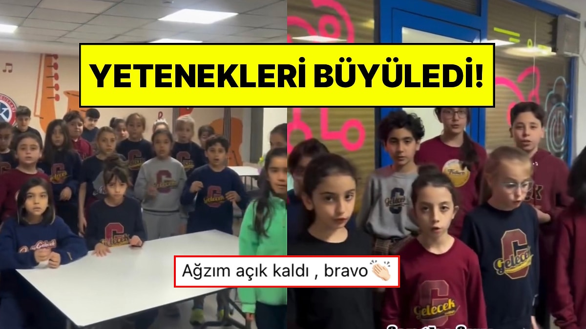 Mersin’de Bir Okulda Koro Gösterisine Hazırlanan Öğrencilerin Yeteneği Karşısında Büyülendik!