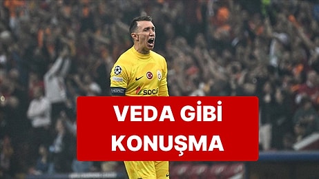 Galatasaray'da Kaptan Muslera'dan Duygusal Sözlerle Maç Sonu Röportajı