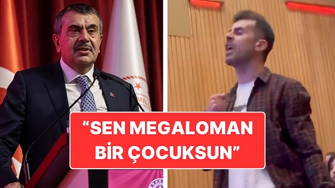 Milli Eğitim Bakanı Yusuf Tekin ile Atanamayan Öğretmen Tartıştı: “Sen Megaloman Bir Çocuksun”