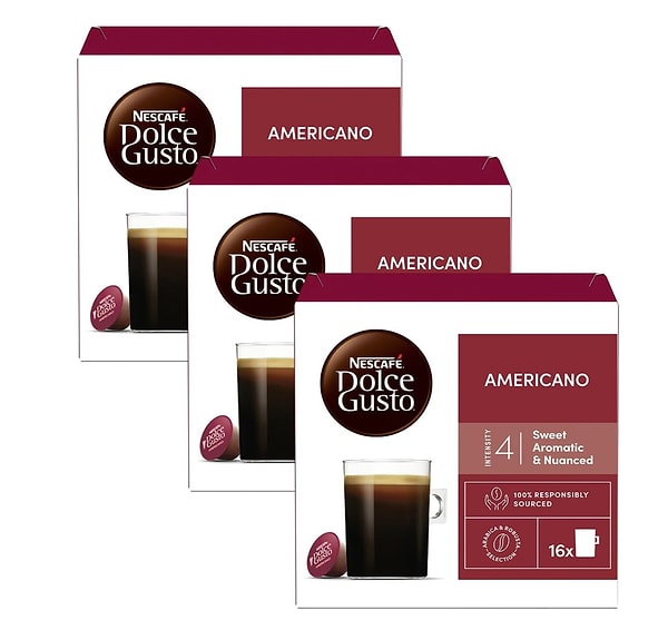 Nescafe Dolce Gusto Americano 48 Kapsül