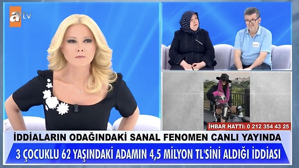 Müge Anlı ile Tatlı Sert programında yine oldukça dikkat çeken bir konu işlenmeye başladı. Görseli