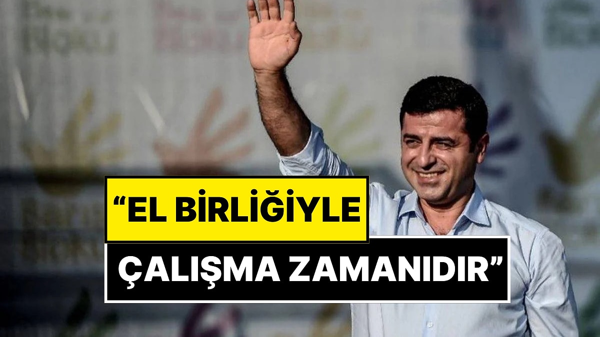 PKK’nın Fesih Kararına Selahattin Demirtaş’tan İlk Yorum