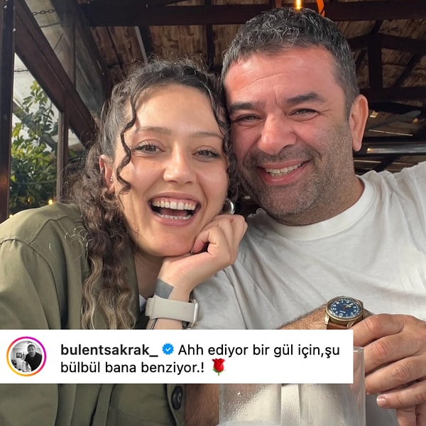 Dedikodular doğru çıktı! Bülent Şakrak, artık bir klasik haline döndürdüğü hareketini yaptı ve Arabacıoğlu ile aşkını Instagram'da paylaştığı pozla ilan etti.