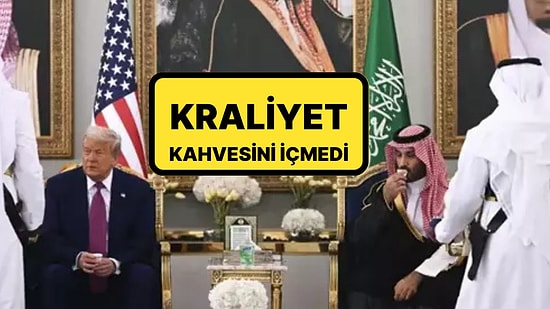 Türkiye'ye mi Geliyor? ABD Başkanı Donald Trump, Prens Selam'ın İkram Ettiği Kahveyi İçmedi